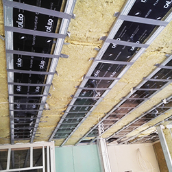 Ceiling Heating installation