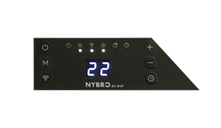 BVF NYBRO heating panel with built in thermostat