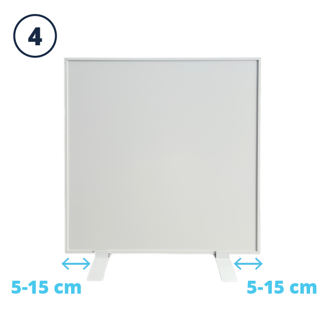 Infrapanel stand feet 4.